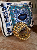 Pulsera Bolas doradas
