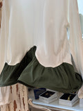 Camiseta volante kaki