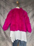 Chaqueta conejo fucsia