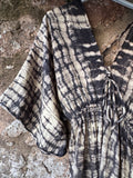 Vestido largo seda