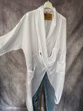 Túnica tencel blanca