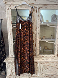 Vestido lencero print