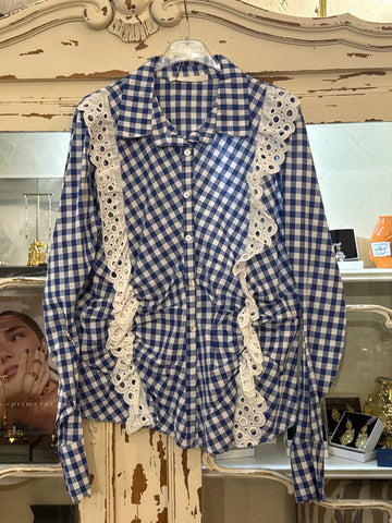Camisa cuadros azules