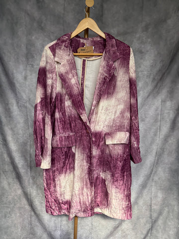 Levita terciopelo burdeos