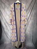 Kimono bordado largo