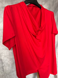 Camiseta cuello caído roja
