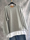 Sudadera gris