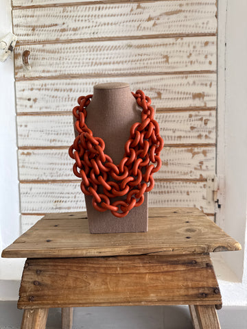 Collar eslabones caucho