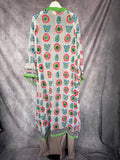 Kimono bordado largo
