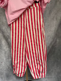 Pantalón rayas rojas