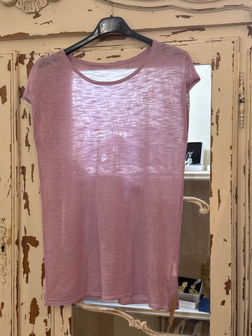 Camiseta viscosa Lila