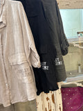 Sobrecamisa lino kaki