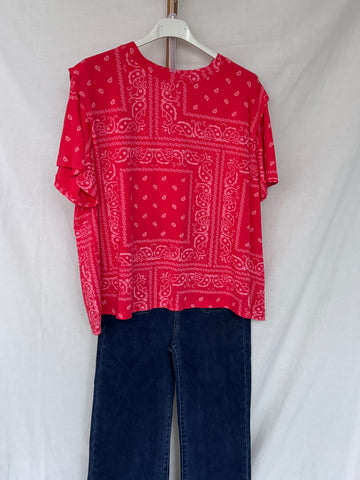 Camiseta bandana roja