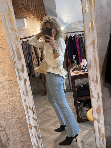 Camiseta volante camel