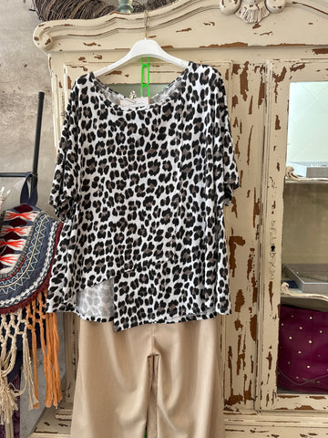 Camiseta oversize print