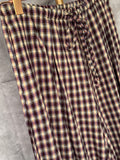 Pantalón bombacho cuadros