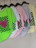 Camiseta corazón verde