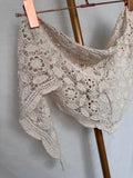 Pico croché beige