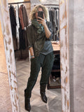 Pantalón baggy pana Kaki