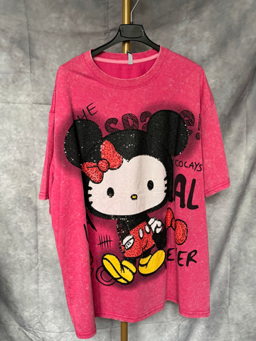 Camiseta Minnie rosa