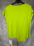 Camiseta asimétrica verde