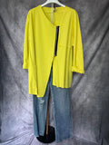 Chaqueta punto milano amarilla