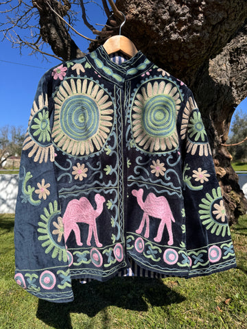 Chaqueta Terciopelo India