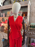 Conjunto chaleco y pantalón