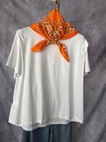Camiseta pañuelo naranja