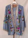 Kimono vaquero bordados