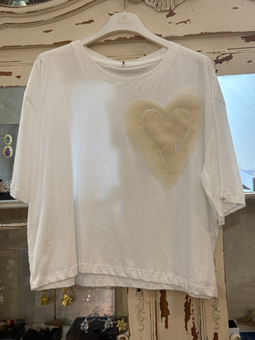 Camiseta Corazón tul