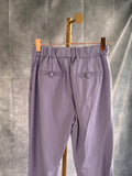 Pantalón polipiel malva