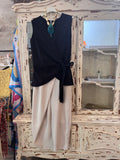 Blusa lazada negra