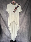 Camiseta larga con parche