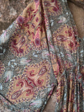 Vestido largo seda