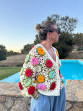 Chaqueta rosas