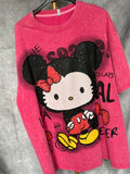 Camiseta Minnie rosa