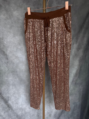 Pantalón baggy lentejuelas