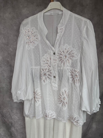 Blusa flores