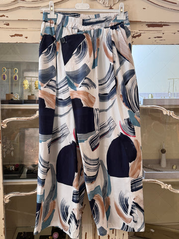 Pantalón pareo estampado
