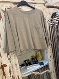 Camiseta corta bolsillo