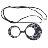Gafa colgante Musa Round negro