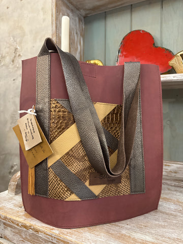 Bolso de piel Tote