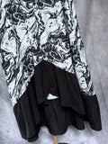Vestido largo estampado