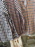 Camisa cuadros granate
