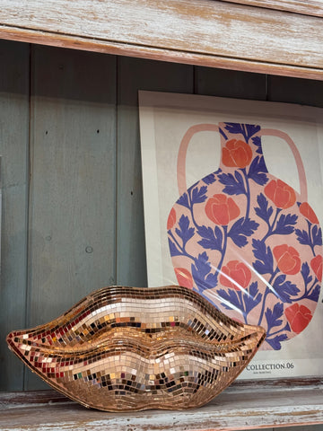 Adorno Labios “Disco” oro rosa