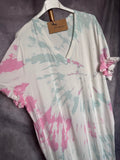 Vestido algodón Tie dye