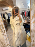 Gabardina Beige