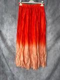 Falda Delia degradado naranja