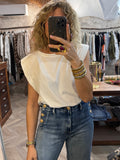 Camiseta hombros blanca